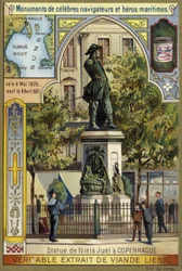 Statue von Niels Juel, dänisch-norwegischer Admiral, Kopenhagen